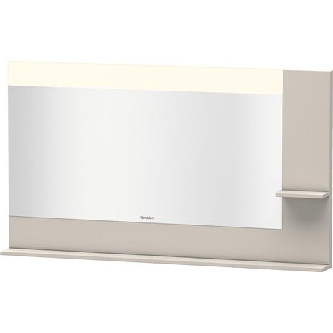 Miroir DuravitVERO 142x1400x800m avec éclairage taupe