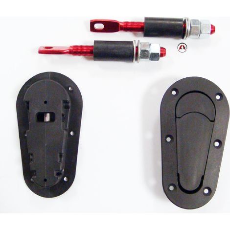 2 attaches capot encastrable sans clef