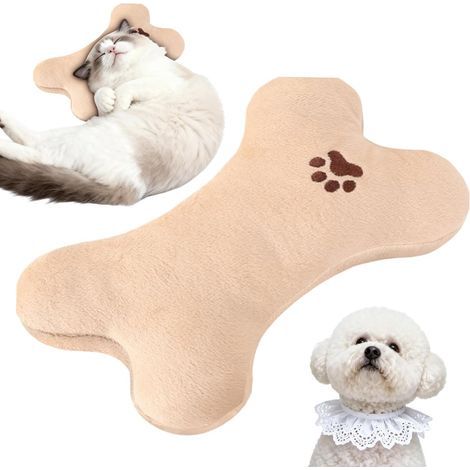 Dog Pillow 22.5x14.5 cm Soft Plush Washable Chew-Resistant Neck Support Indoor Outdoor Travel (1/5)