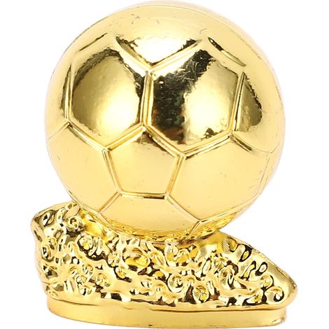 Globe doré 3cm ornement commémoratif match football métal pour fans décoration trophée (1/5)