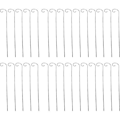 Crochet pour Étiquettes de Plante en Acier Inoxydable Poteau Porte-Signe Multifonction pour Jardin Bac à Plantes (1/5)
