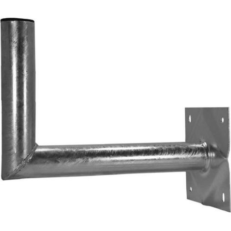 A.S. Sat 26035 Support Mural pour Satellite Miroir Acier galvanisé 35 cm Support Mural Tube diamètre 60 mm (1/4)