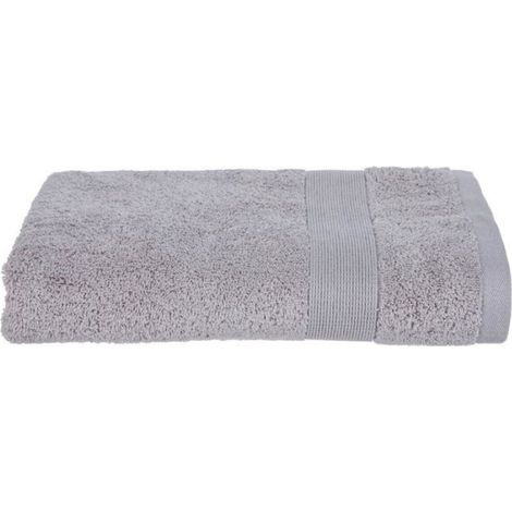 Serviette ou drap de douche 70 x 130 cm Couleur moderne taupe (1/2)