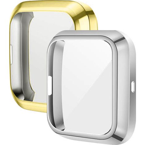 1 Étui en TPU, Coque de protection intégrale, Résistante aux chocs, Pour Fitbit Versa 2 (1/5)