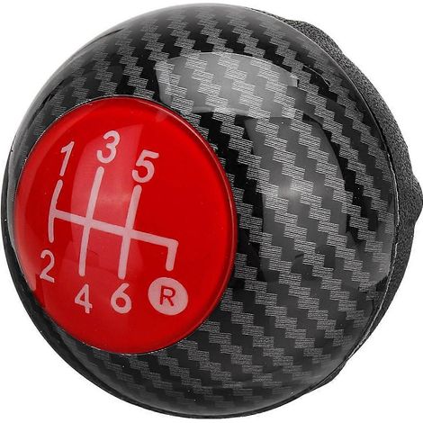 Pommeau de levier de vitesses à 6 rapports pour boîte manuelle Fiat 500 (2012-2018) - Référence : 55344048 (1/4)