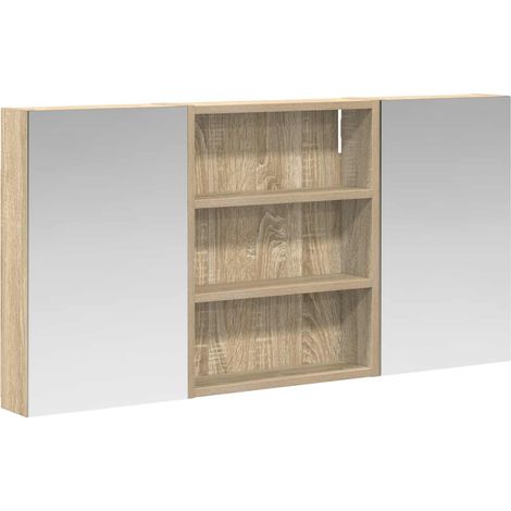 Maison Exclusive - Badezimmerschrank-Set 3 pcs 100 x 10,5 x 50 cm
