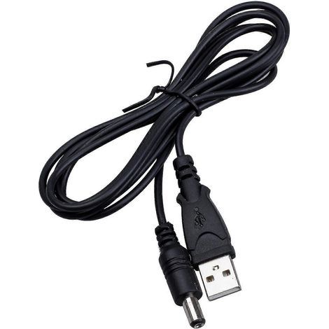 Câble d'alimentation USB vers prise jack cylindrique 5,5 mm / 2,1 mm 5 V CC (1/4)