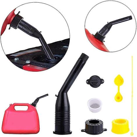 Kit de bec coudé pour bidons d'eau anciens et bidons d'essence en plastique d'avant 2009 - 1 jeu (1/4)