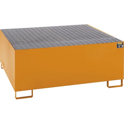 eurokraft pro, Cuve de rétention en acier pour cubitainers IBC /