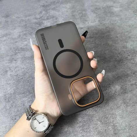 Étui de téléphone (noir, Xiaomi 15 Pro) avec protection d'objectif pour caméra et grande fenêtre, résistant aux chocs.