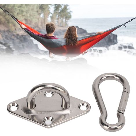 Support de Hamac en Acier Inoxydrable, Crochet de Plafond pour Suspension Yoga et Entraînement (1/5)