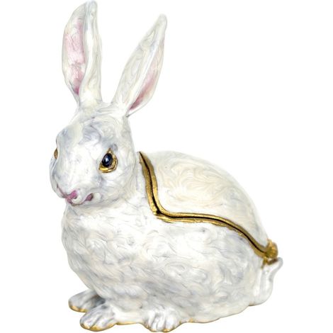 Signes Grimalt Boîte de décoration Cabejo Rabbit Miniatures Gray 4x7x8cm 25562 (1/2)