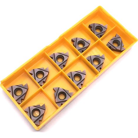 10pcs 16IR AG60 VP15TF Carbide Inserts CNC Turning Tools with Storage Box for Semi-Machining and Finishing of Steel (1/5)