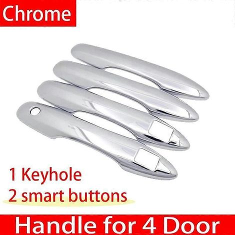 Accessoires de porte pour Toyota Corolla Cross XG10 2022 (2020-2022) : poignées de porte chromées, protection extérieure, 2 boutons intelligents. (1/5)