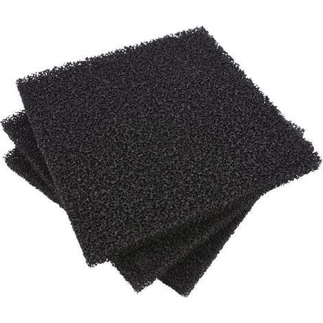1 Pièce Filtre Éponge Charbon Actif 130x130x10mm Purification Eau Aquarium Industrie (1/5)