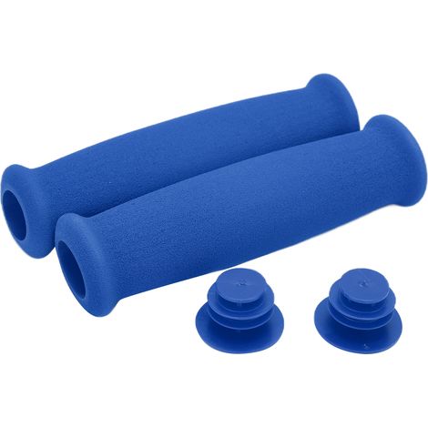 Paar leichte, rutschfeste Schaumstoffgriffe für Rennrad- und Mountainbike-Lenker, blau (1/5)