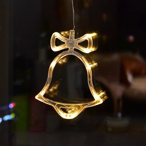 Altre decorazioni natalizie, luci a LED per l'albero di Natale, accessori per negozi, adesivi per vetri, decorazioni sceniche, illuminazione d'ambiente, illuminazione per finestre (la campana) (1/3)