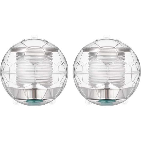 HONUTIGE Lampes flottantes solaires étanches, lot de 2, lampe flottante solaire à changement de couleur, éclairage LED subaquatique solaire, boule lumineuse suspendue pour la décoration de jardin, d'a (1/5)