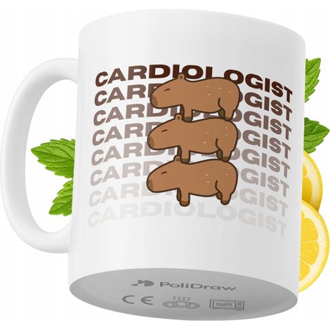 Tazza divertente e umoristica per cardiologo, ideale per caffè e tè, con grafica e testo spiritosi. Perfetta per compleanni, onomastici e festività. Tazza premium per occasioni speciali, ideale per ca (1/5)