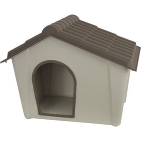CUCCIA PER CANI RESINA 79X59,2X60,8 CM TORTORA BEIGE- ART PLAST- 3,0 pz