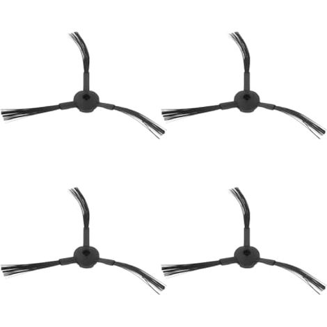 Brosse à bord triangulaire pour robot aspirateur (4 pièces avec brosse latérale) compatible avec ILife A4s V3s A4 V5 V5s Pro. (1/5)