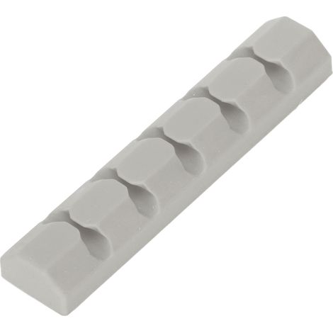 Gestionnaire de câbles pour ordinateur portable et de bureau - Matériau durable - Plusieurs couleurs disponibles - Gris (1/5)