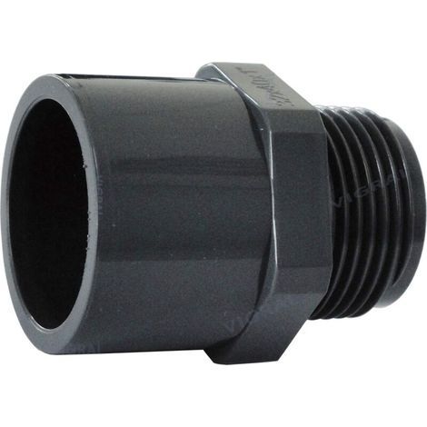 Raccord Adhésif en PVC 50 mm en Forme de T pour Raccordement de Tubes – Compatible 63/50 mm et 1″ 1/2