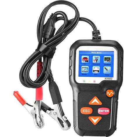 KONNWEI Autobatterietester 12V Autobatterie-Lasttester für Anlasser- und Ladesystem