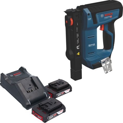 Chiodatrice a batteria Bosch GTH 18V-14 18 V 10,6 x 6 - 14 mm brushless + 2 batterie da 2,0 Ah + caricabatterie (1/5)