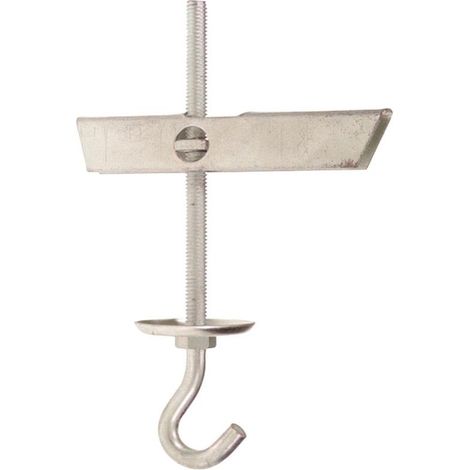 WOLFPACK LINEA PROFESIONAL taco vuelco metal gancho         m 4 (caja de 50 piezas)