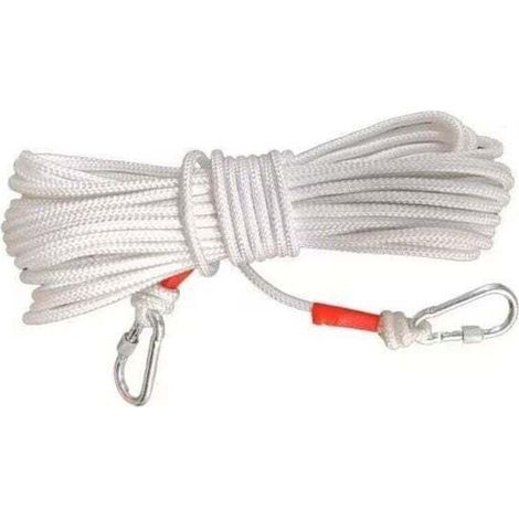 Garden FutureCorde à linge, XU, Corde à linge de voyage portable, Corde à linge coupe-vent parfaite (blanc), produit qualité supérieure, durable et fiable, matériaux sélectionnés - KZQ (1/3)