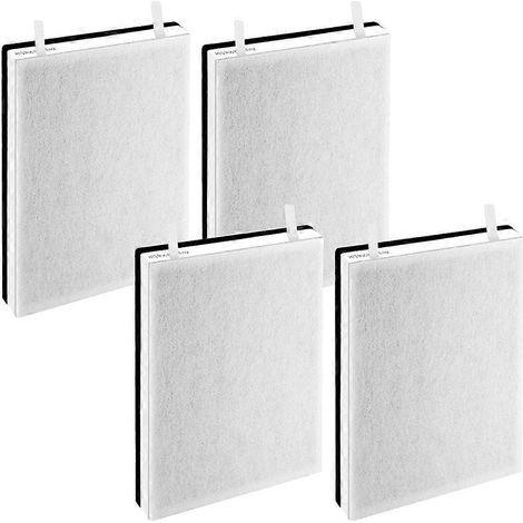 Lot de 4 filtres HEPA haute efficacité de remplacement pour purificateur d'air Levoit Vital 100 (Vital100-RF). (1/5)