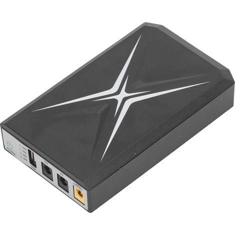 Kompakte, leistungsstarke unterbrechungsfreie Stromversorgung (USV) mit 8800 mAh Kapazität für Kameras, WLAN-Router, 9-V-DC-Eingang (1/5)