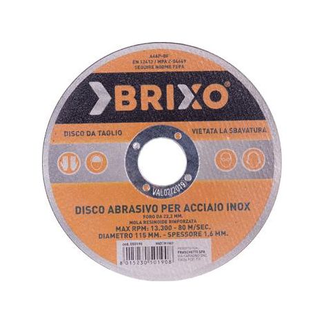DISCHI ABRASIVI BRIXO FERRO 230x1,9