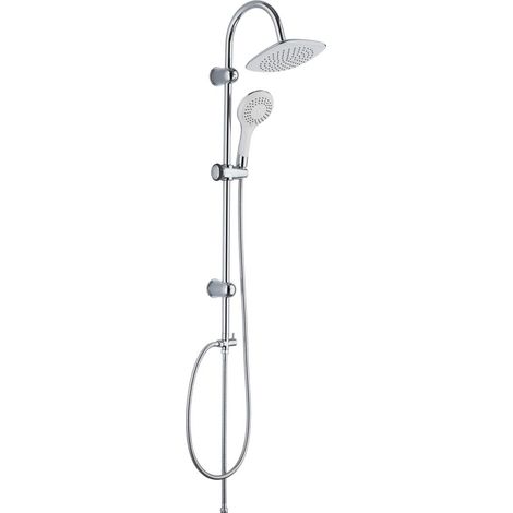 Tete de douche Teneriffa chrom-blanc (1/2)