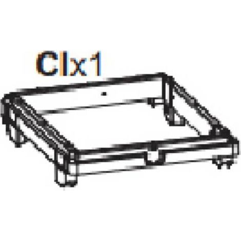 R CORNICE CL X PATTUMIERA 1 ANTA CM.34X39X88H ECOLINE1 TERRY