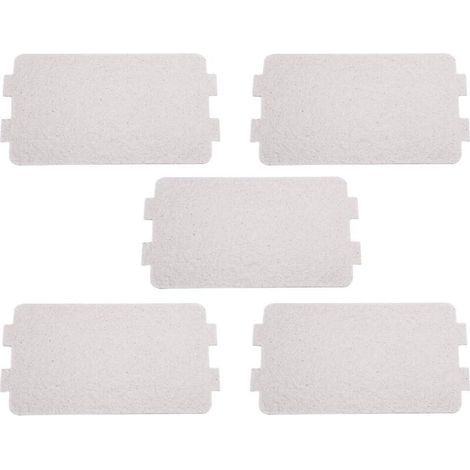 5 láminas de repuesto de mica para horno microondas, cubierta de mica para horno microondas, accesorio de reparación de hiperfrecuencia para guía de ondas de horno microondas de cocina (1/5)