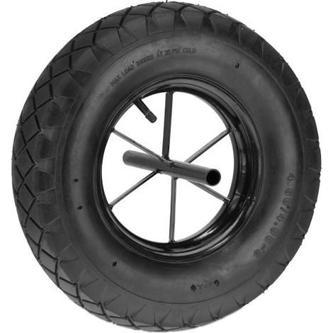 Roue pour brouette 4.80 4.00-8 avec axe (1/5)