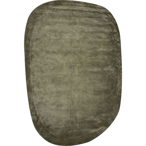 Teppich MITHA Olivgrün 200 x 300 cm Viskose (1/5)