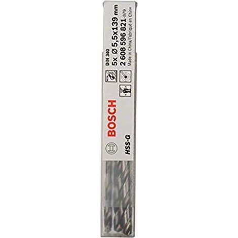 PRO Trapano a spirale HSS-G, 5,5 x 91 x 139 mm, set da 5 pezzi (1/4)