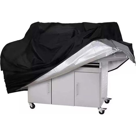 Housse de Protection Universelle pour Barbecue D'extérieur en Tissu Oxford 210d Housse Barbecue Imperméable et RéSistante Au Vent et à La Poussière (145 x 61 x 117cm) (1/5)