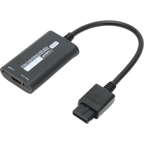 Convertisseur vidéo double commutateur pour consoles de jeux rétro HD 1080p, câble adaptateur d'interface multimédia pour accessoires de jeu