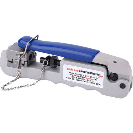 Pince à sertir multifonctionnelle en acier pour cosses RCA f BNc