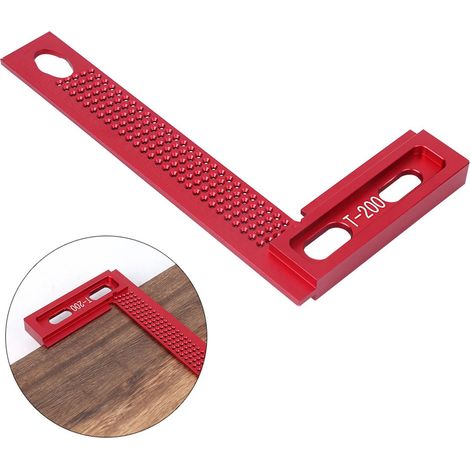 Outil de mesure pour le travail du bois, accessoire en alliage d'aluminium résistant à l'usure et à la rouille (1/5)