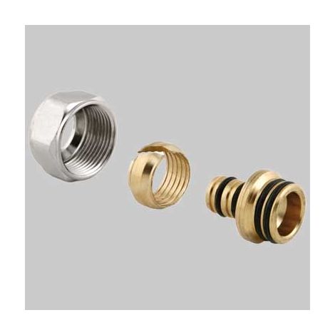 ADATTATORE TUBO MULTISTRATO PER VALVOLA MONOTUBO  16 x 2  24 x 1,5     ICMA