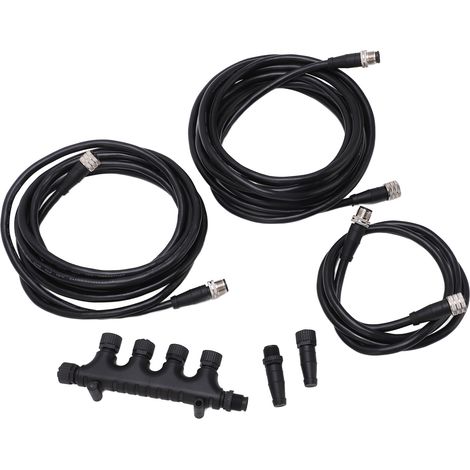 NMEA-Netzwerk-Starterkit N2K T-Stecker, Marine NMEA 2000 Starterkit Kabelstecker Steckergehäuse ABS Rostfrei. (1/5)