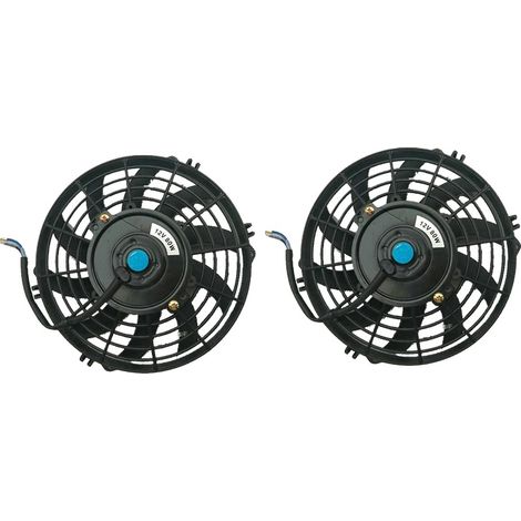 Ventilador de radiador, 10 pulgadas de diámetro, material plástico duradero, diseño ligero, flujo de aire mejorado, adecuado para automóviles. (1/5)