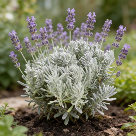 Lavande xintermedia Edelweiss 20cm Godet 9cm - Lavandula (1/4)