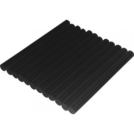 Bâtonnets de colle noire de 11 mm, 12 pièces.