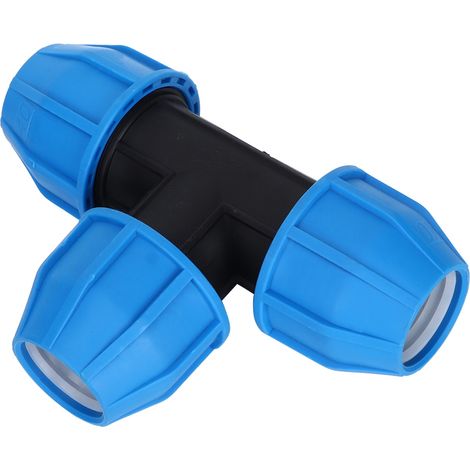 Raccord en T en plastique PE 40 mm - Accessoires de raccordement pour tuyaux d'eau (1/5)